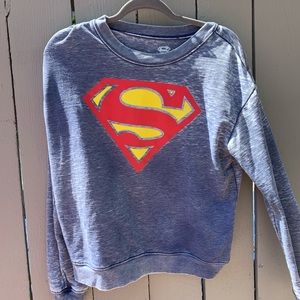 superman lightweight sweatshirt